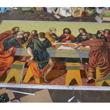 Christian Church Background The Last Supper Design Jesus Mosaic Mural